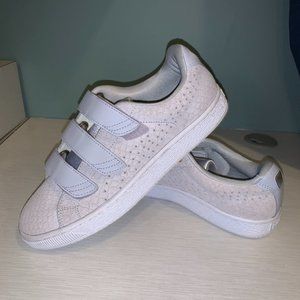 PUMA BASKET STRAP EXOTIC SKIN SNEAKERS SIZE 9